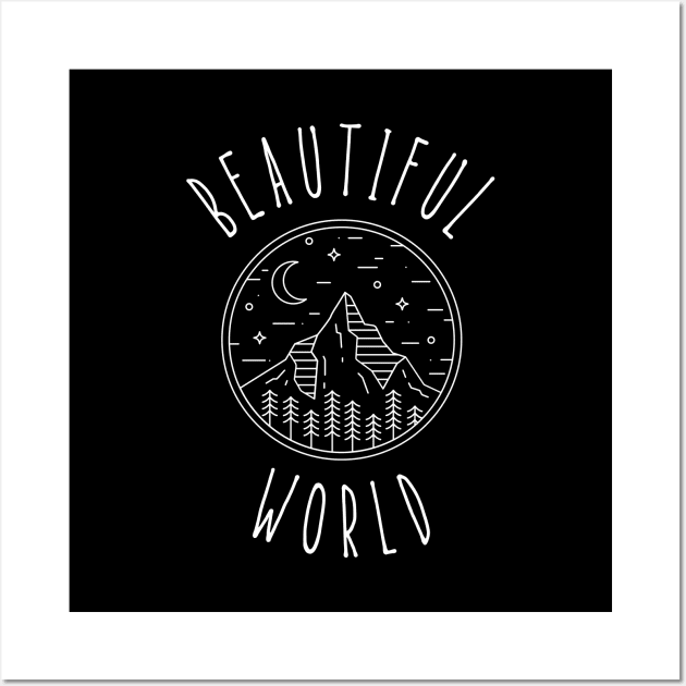 Travel The World Beautiful Funny Cute Motivational Quote Shirt September Vacation Encouragement Love Inspirational Positivity Cute Happy Spiritual Gift Wall Art by EpsilonEridani